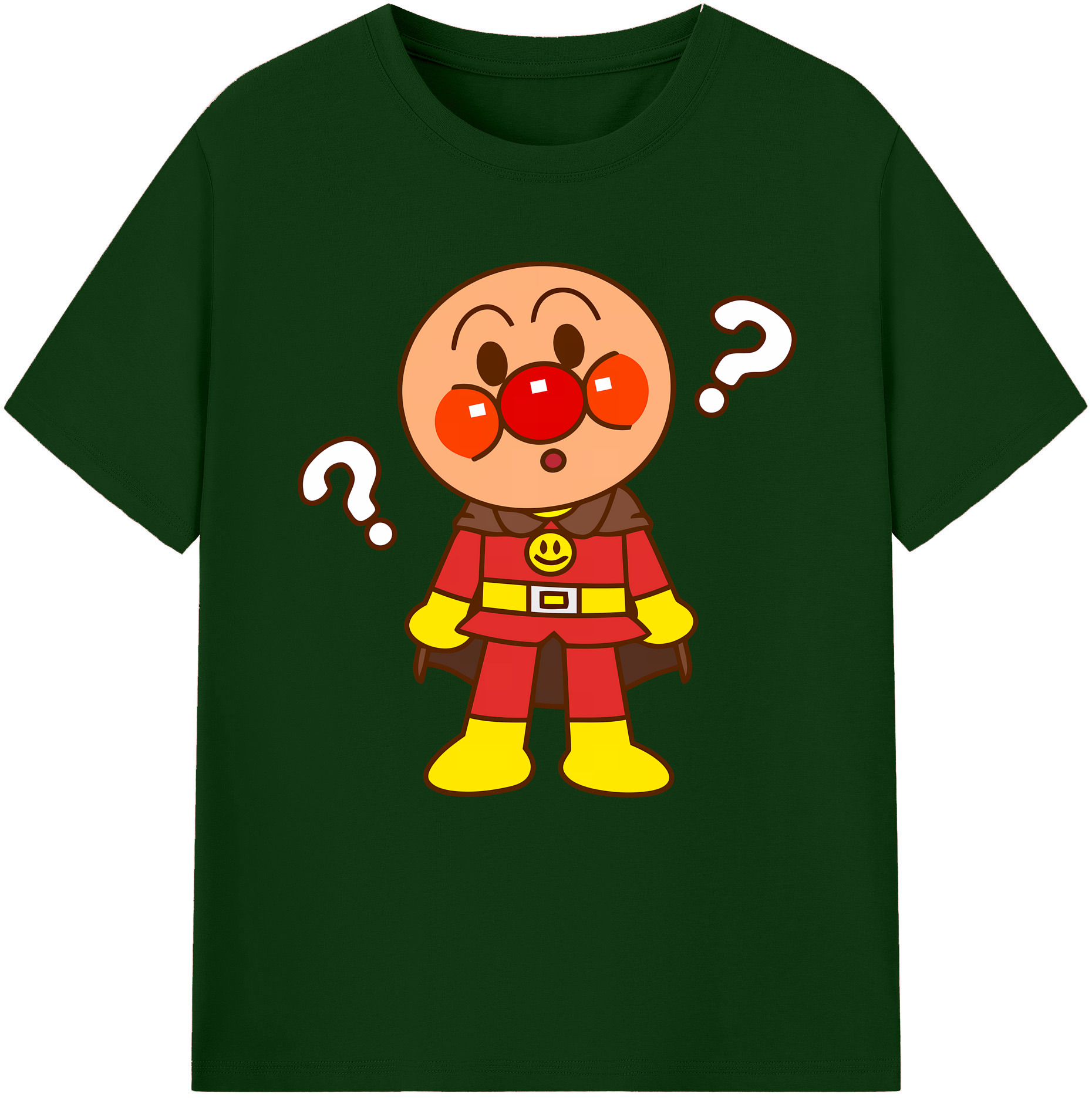 （画像用） アンパンマン Anpanman 綿100％半袖Tシャツ（フロントプリント）